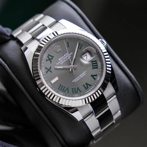 rolex wimbledon datejust 41 price|rolex datejust diamond bezel 41mm.